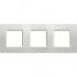 Фотография товара 'Legrand Livinglight Рамка прямоугольная, 3 поста LNA4802M3AG'