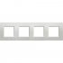 Фотография товара 'Legrand Livinglight Рамка прямоугольная, 4 поста LNA4802M4AG'