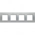 Фотография товара 'Legrand Livinglight Рамка прямоугольная, 4 поста LNA4802M4TE'