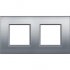 Фотография товара 'Legrand Livinglight Рамка Air, немецкий стандарт 2+2 модуля LNE4802M2CRS'