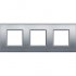 Фотография товара 'Legrand Livinglight Рамка Air, немецкий стандарт 2+2+2 модуля LNE4802M3CRS'