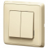 Фотография товара 'Legrand Cariva DIY Выключатель двухклавишный 695904'