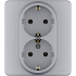 Фотография товара 'Legrand Inspiria Розетка 2 x 2К+З немецкий стандарт 16А 673752'