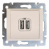 Фотография товара 'Legrand Valena Classic DIY Розетка 2 x USB, 1,5 А, для зарядки устройств 694372'