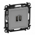 Фотография товара 'Legrand Valena Life Розетка USB, зарядн. устр. 2хUSB 753612'