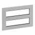 Фотография товара 'Legrand Valena LIFE.Рамка для модульных устройств Mosaic 2x4x2 модуля 752346'