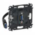 Фотография товара 'Legrand VLN Розетка USB разьем 753082'
