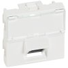 Legrand Розетка RJ 45 - Программа Mosaic - категория 5е - UTP 45° - 2 модуля 076501