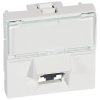 Legrand Розетка RJ 45 - Программа Mosaic - категория 6 - UTP 45° - 2 модуля 076503