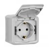 Legrand Розетка 2К+З с защитными шторками - 16 A - 250 В~ - Quteo IP 44 782351