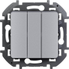 Legrand Inspiria Выключатель 3-клавишный 10AX 250В 673642
