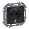 Legrand Inspiria Розетка 2К+З со шторками немецкий стандарт 16А 673733
