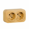 Legrand Блок розеток Quteo с предварительным подключением 2x2К+З 782293