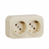 Legrand Блок розеток Quteo с предварительным подключением 2x2К+З 782263