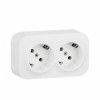 Legrand Блок розеток Quteo с предварительным подключением 2x2К+З 782237