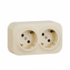Legrand Блок розеток Quteo с предварительным подключением 2x2К+З 782267