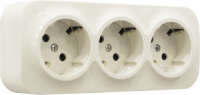 Legrand Блок розеток Quteo с предварительным подключением 3x2К+З 782238